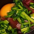 葛の羽's cooksnap of when they made ラー油１本でまぐろユッケ♡.