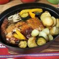 ２児のママA＆H's cooksnap of when they made STAUB: 初心者向けのローストチキン.