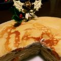 かぐやん★'s cooksnap of when they made 強力粉で作るもちもちのミルクレープ.