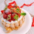 Bleuete's cooksnap of when they made * クリスマス ★シャルロットフレーズ♪.