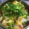 ＋SUN3's cooksnap of when they made 白菜と揚げ玉の炒め煮☆.