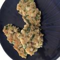 105♡'s cooksnap of when they made レンコンと豚挽き肉のお好み焼き風つくね.