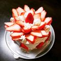 こけすん's cooksnap of when they made 市販のスポンジでデコレーションケーキ♡.