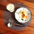 ちゃぴ♥'s cooksnap of when they made 黒ゴマきなこのバナナミルク.