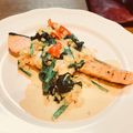 yuioz's cooksnap of when they made サーモンのムニエル～白みそクリーム～.