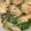 くろさとる's cooksnap of when they made 鶏団子と長芋のお吸い物.