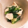 いちごとさくらもち's cooksnap of when they made 簡単！サラダチキンと小松菜の梅マヨ檸檬.