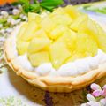 makichihua's cooksnap of when they made ❀爽やかムース＆カスタのフルーツタルト❀.