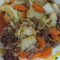 ｽｶｲﾌｨｯｼｭ☆'s cooksnap of when they made 豆腐牛肉と白菜の煮物.