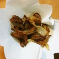 とものりのもと's cooksnap of when they made 余った唐揚げ粉で、激うま玉ねぎの唐揚げ！.