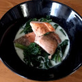 ☆ヤコちゃん☆'s cooksnap of when they made 鮭とほうれん草のミルクスープ.