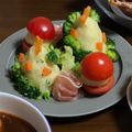 ゆーひょん's cooksnap of when they made ポテトサラダdeクリスマスツリー☆.