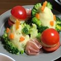 ゆーひょん's cooksnap of when they made クリスマス2008☆ポテトサラダツリー.