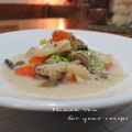 inyako's cooksnap of when they made 鰹節が決め手☆ぽかぽか白菜豆乳スープ♡.
