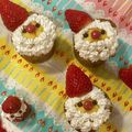 ねこまんじゅうなJK's cooksnap of when they made クリスマスに☆サンタさんのカップケーキ.