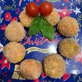 クック6UZBS8☆'s cooksnap of when they made クリスマスリース☆焼きライスコロッケ.