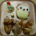 ゆいともも's cooksnap of when they made クリスマスに！サンタさんおにぎり.