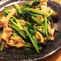 えんのすけ★'s cooksnap of when they made 豚と小松菜のからし炒め.