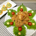 はらぺこしろうさぎ's cooksnap of when they made いつもの唐揚げをクリスマスの唐揚げに！.