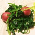 記念樹's cooksnap of when they made ラディッシュとケールのソテー.