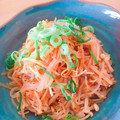 ☆３匹の子ぶた☆'s cooksnap of when they made 糸蒟蒻ときのこのじゃこカレー炒め.