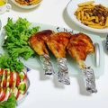 chiromao's cooksnap of when they made クリスマスに！ローストチキンレッグ♪.