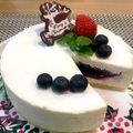 maguey's cooksnap of when they made ⁂ブルーベリーチーズムース⁂.