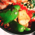 4kids◍•ᴗ•◍'s cooksnap of when they made いかとニラのにんにくマヨ炒め.