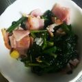 ジュン0509's cooksnap of when they made 万能副菜！ほうれん草とベーコンのソテー.