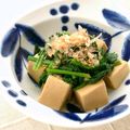 みーき☆23's cooksnap of when they made ほうれん草と高野豆腐のおひたし.