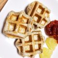 ＊いまぴぃ＊'s cooksnap of when they made レーズンも活用！レーズン酵母のワッフル♪.