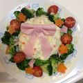 えり1222☆'s cooksnap of when they made クリスマス♡簡単！リースなポテトサラダ★.