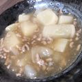 クックR9QJIM☆'s cooksnap of when they made かぶらの挽き肉あんかけ.