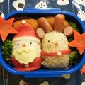 mami99's cooksnap of when they made クリスマス♪サンタとトナカイのおにぎり♪.