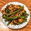 としや001's cooksnap of when they made 干煸四季豆 (いんげん炒め).