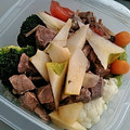クックBNQ5PD☆'s cooksnap of when they made りんごと鶏ささみとビーンズのパワーサラダ.