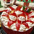 moko♪キッチン♪'s cooksnap of when they made 2007★苺サンタのクリスマスケーキ.