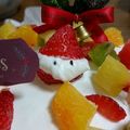 mikky3811's cooksnap of when they made ホイップ「マリーム®」でサンタパンケーキ.
