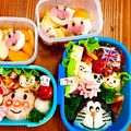ハタママ's cooksnap of when they made ドラえもん☆キャラ弁.