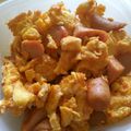 こころんち☆'s cooksnap of when they made ウインナーと卵のケチャップ炒め大人味！.