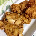 トロイメライ♬'s cooksnap of when they made パリッと香ばしい♡鶏肉のアーモンド唐揚げ.