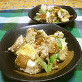 赤い電話's cooksnap of when they made 鶏皮の豆腐、たまご炒め.