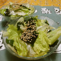 赤い電話's cooksnap of when they made レタスとわかめの和風サラダ.