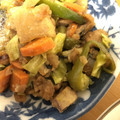 n.k's cooksnap of when they made さんまの蒲焼缶で野菜炒め.