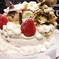 オタエボウ's cooksnap of when they made ★ホビット村の雪降るクリスマスケーキ★.