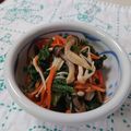 イチゴ、イチゴ。's cooksnap of when they made 春菊ときのこのナムル.