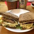ユルゲン's cooksnap of when they made ノルウェー塩サバそぼろとキャベツのサンド.