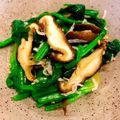 まりんこ＊＊'s cooksnap of when they made シンプル♪ほうれん草としいたけのおひたし.