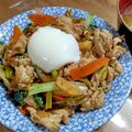 ◇よもぎ◇'s cooksnap of when they made ローストビーフの残りタレでさっぱり牛丼.