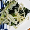 Epi☆'s cooksnap of when they made レンジでもやしときゅうり、わかめナムル。.